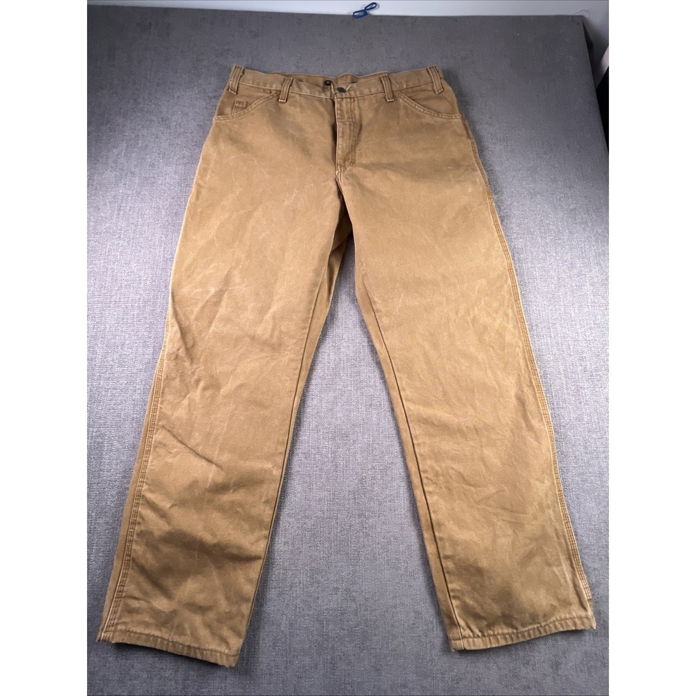 Vintage‎ 90's Dickies Carpenter Baggy Wide Leg Distressed Pants Men's 36x30 Duck